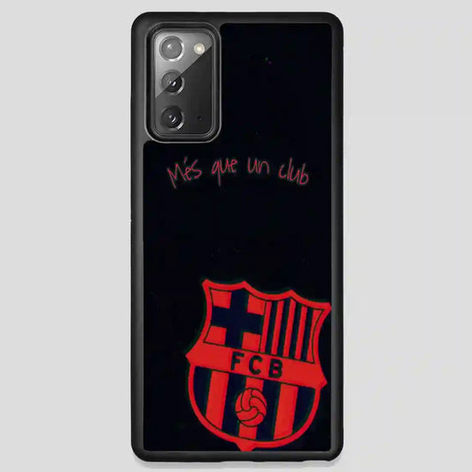 Barcelona Football Clubmes Que Un Club Samsung Galaxy Note 20 Case