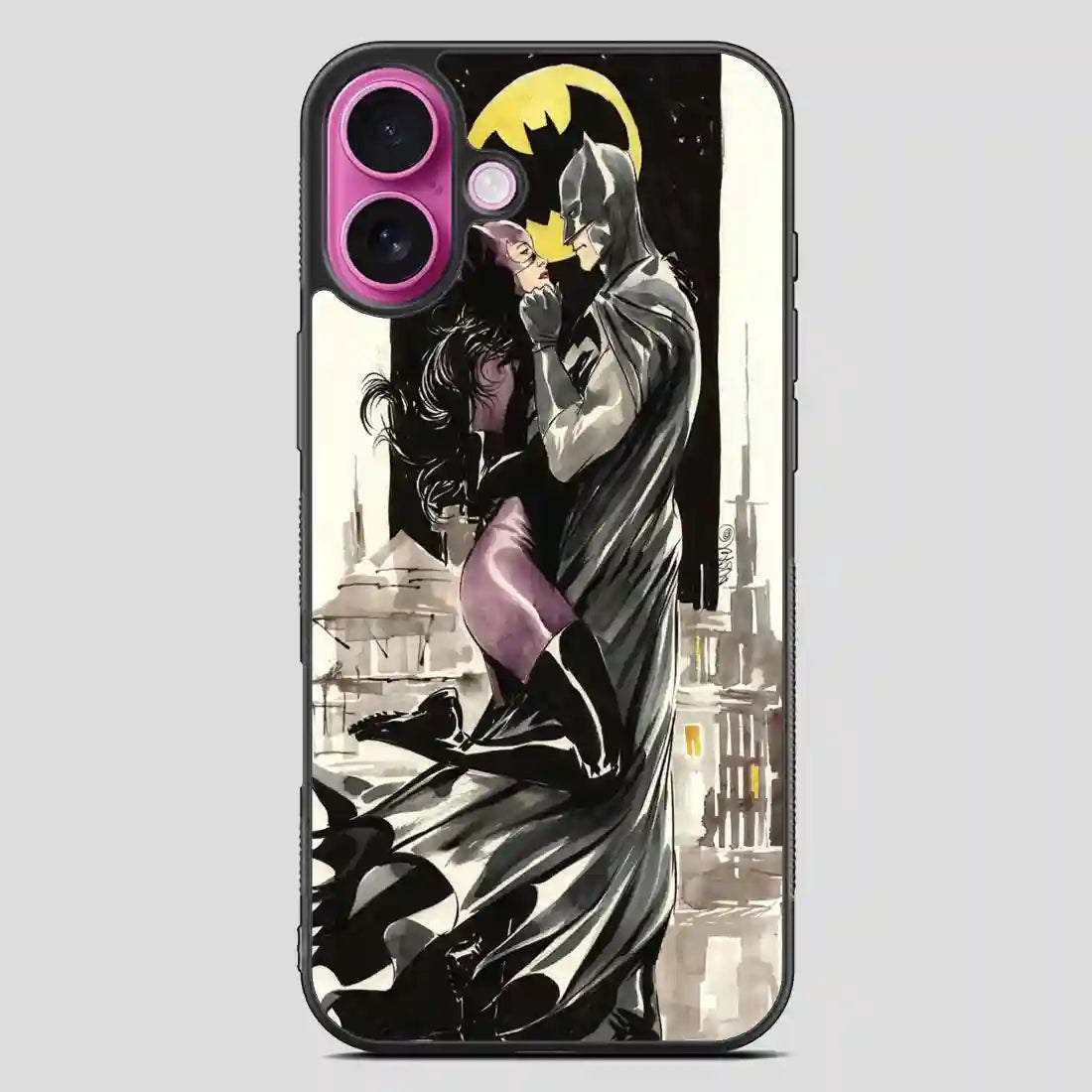 Batman And Cat Woman iPhone 16 Plus Case