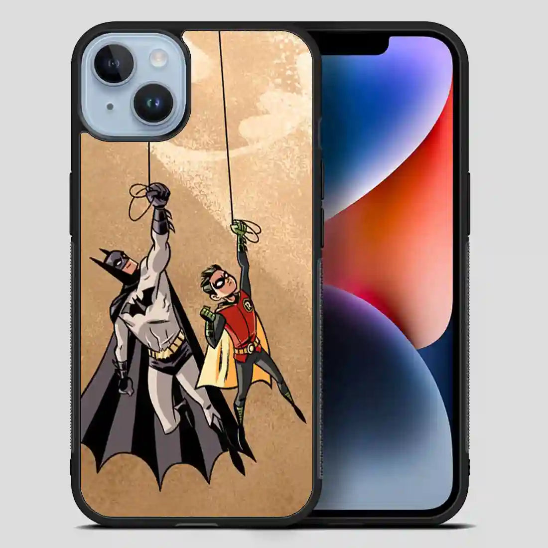 Batman And Robin Retro iPhone 14 Plus Case