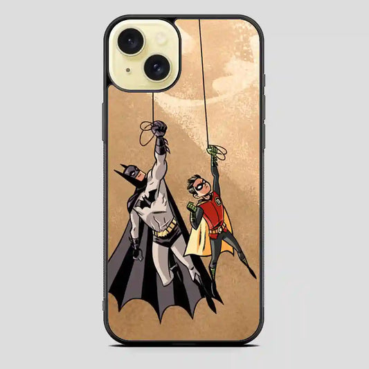 Batman And Robin Retro iPhone 15 Plus Case