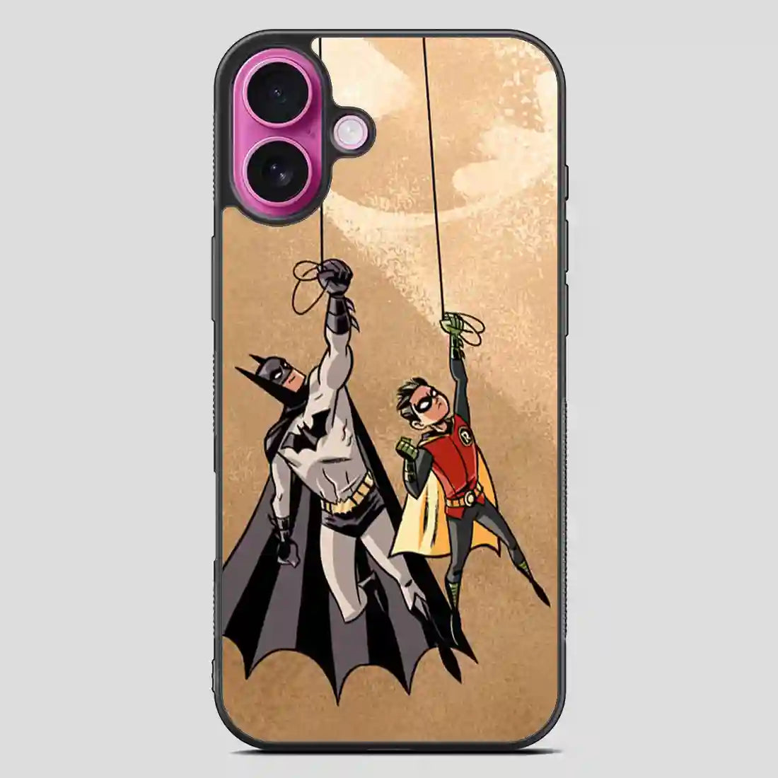 Batman And Robin Retro iPhone 16 Plus Case