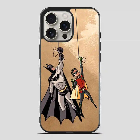 Batman And Robin Retro iPhone 16 Pro Max Case