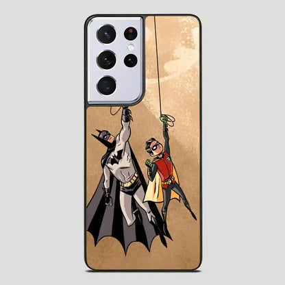 Batman And Robin Retro Samsung Galaxy S21 Ultra Case