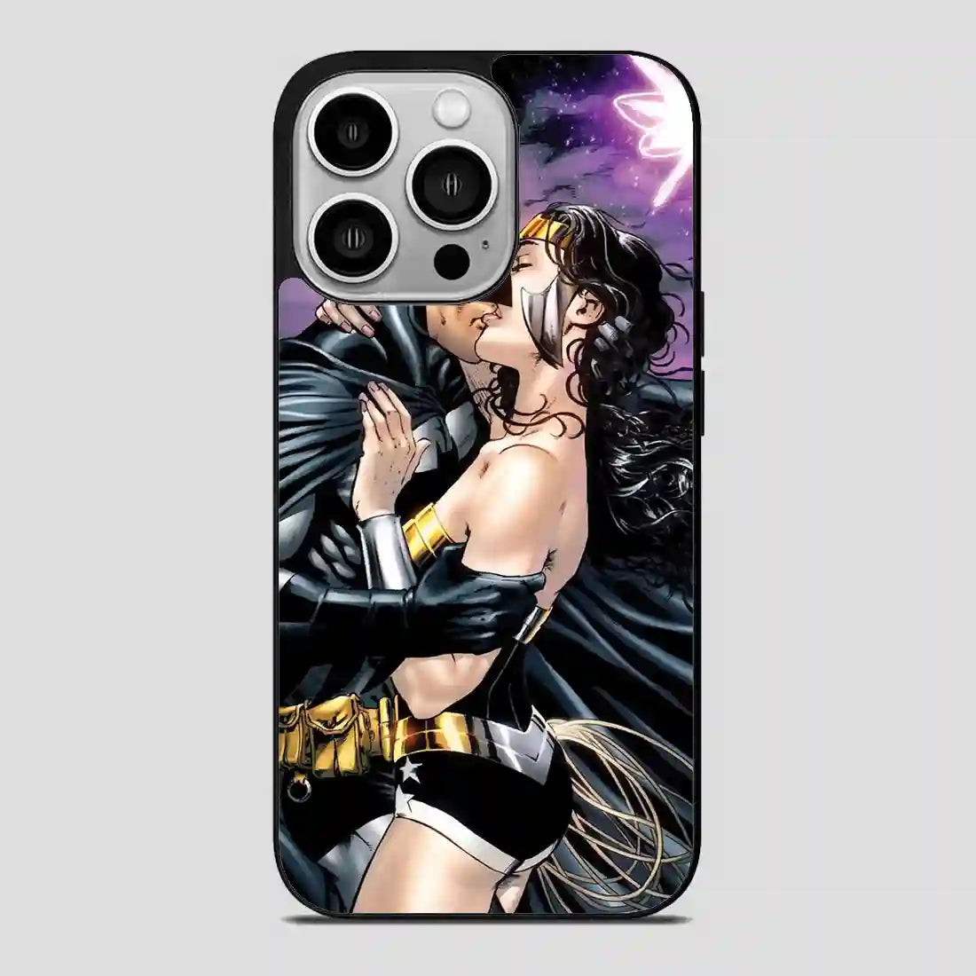 Batman And Wonder Woman Kiss iPhone 14 Pro Case