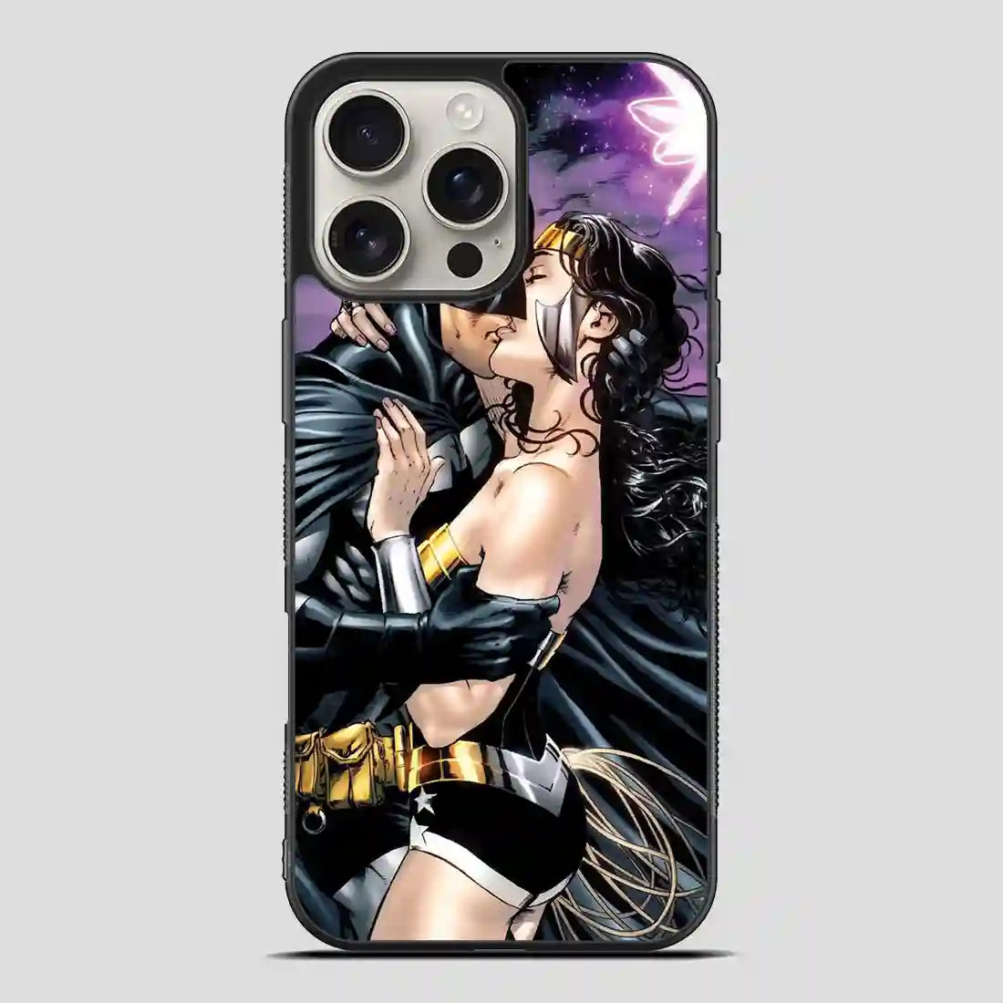 Batman And Wonder Woman Kiss iPhone 16 Pro Max Case