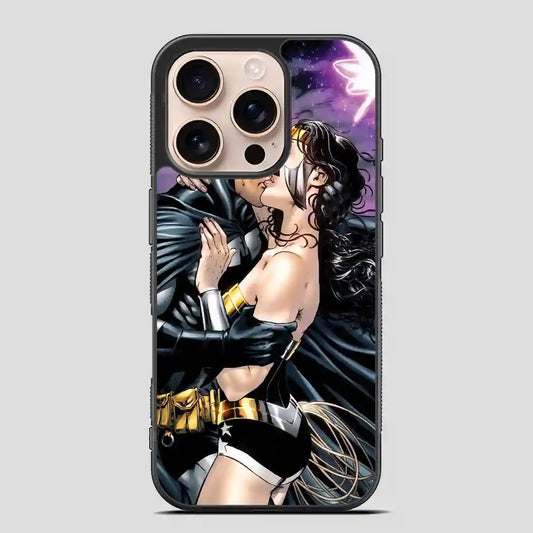 Batman And Wonder Woman Kiss iPhone 16 Pro Case