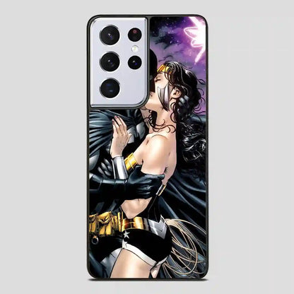 Batman And Wonder Woman Kiss Samsung Galaxy S21 Ultra Case