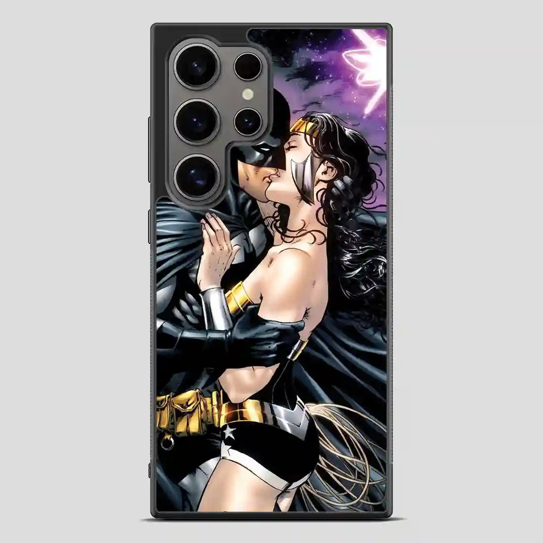 Batman And Wonder Woman Kiss Samsung Galaxy S24 Ultra Case