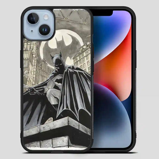 Batman Watercolor Begins iPhone 14 Plus Case