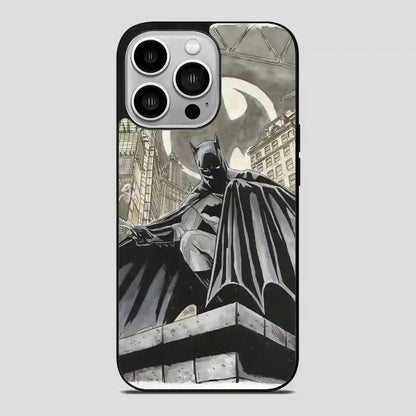 Batman Watercolor Begins iPhone 14 Pro Case