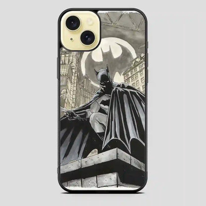 Batman Watercolor Begins iPhone 15 Plus Case