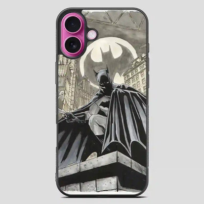 Batman Watercolor Begins iPhone 16 Plus Case