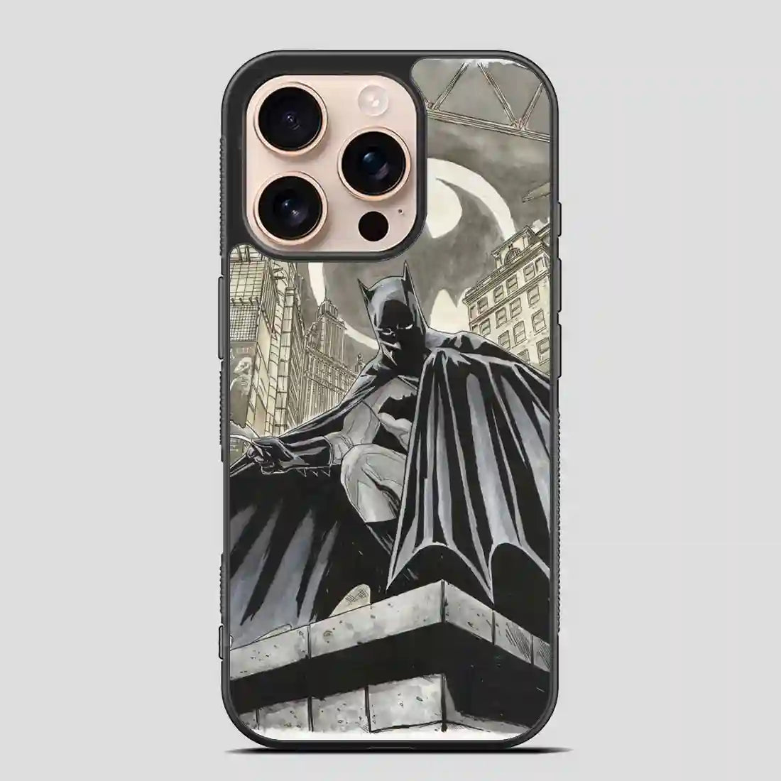 Batman Watercolor Begins iPhone 16 Pro Case