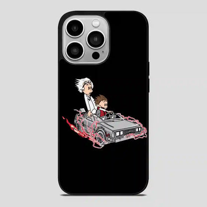 Battlestar Galactica Calvin And Hobbes iPhone 14 Pro Case