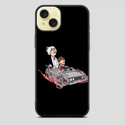 Battlestar Galactica Calvin And Hobbes iPhone 15 Plus Case