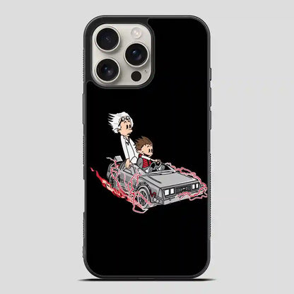 Battlestar Galactica Calvin And Hobbes iPhone 16 Pro Max Case