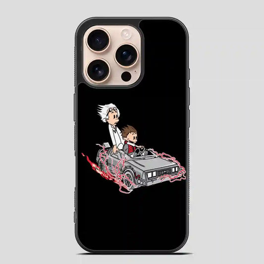 Battlestar Galactica Calvin And Hobbes iPhone 16 Pro Case