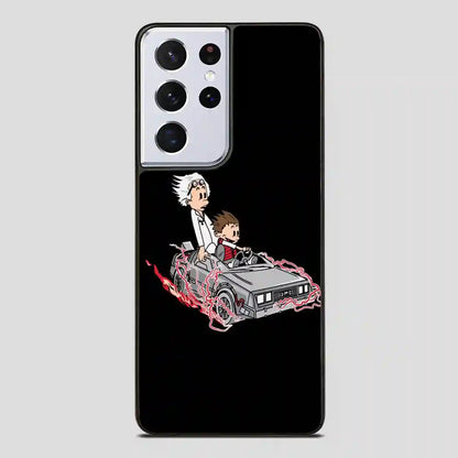 Battlestar Galactica Calvin And Hobbes Samsung Galaxy S21 Ultra Case