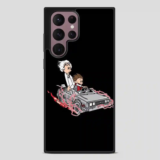 Battlestar Galactica Calvin And Hobbes Samsung Galaxy S22 Ultra Case