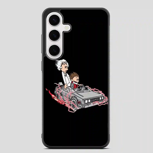 Battlestar Galactica Calvin And Hobbes Samsung Galaxy S24 Plus Case