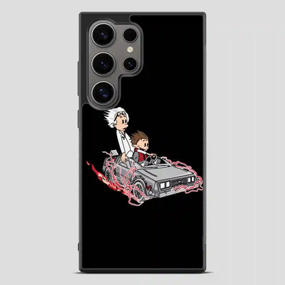 Battlestar Galactica Calvin And Hobbes Samsung Galaxy S24 Ultra Case