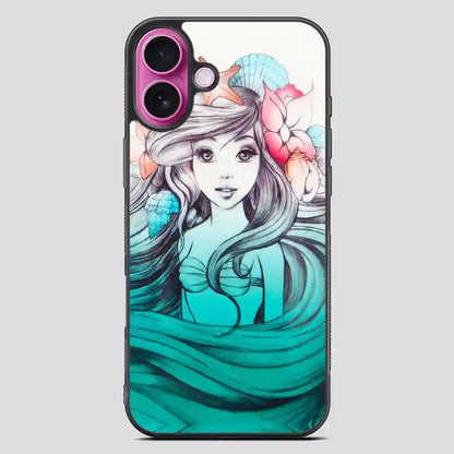 Beautifull Ariel Little Mermaid iPhone 16 Plus Case