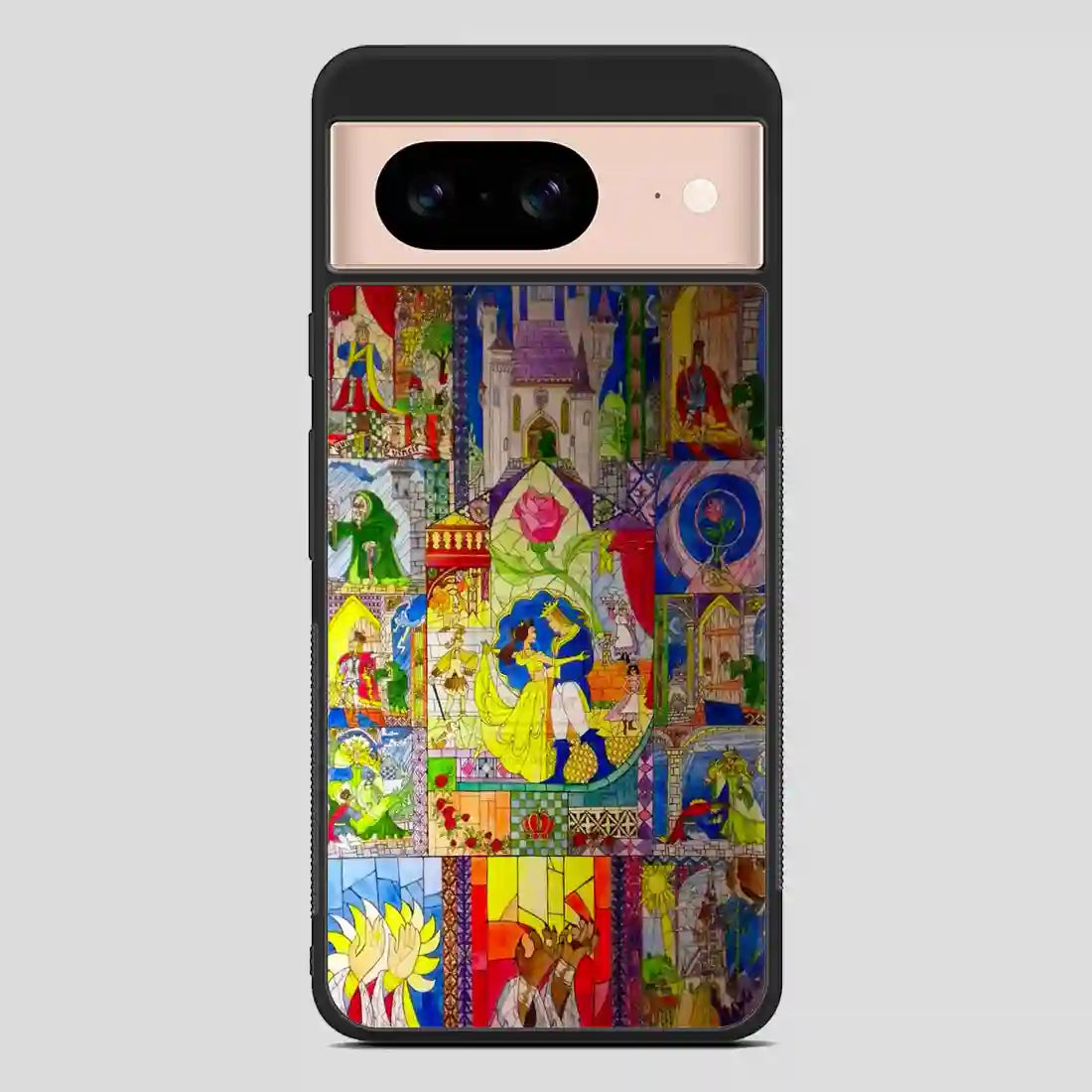 Beauty And The Beast Collage Google Pixel 8 Case