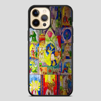 Beauty And The Beast Collage iPhone 12 Pro Case