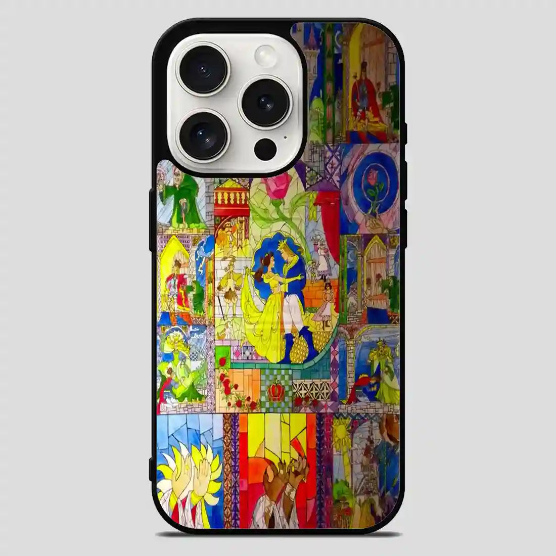 Beauty And The Beast Collage iPhone 15 Pro Max Case