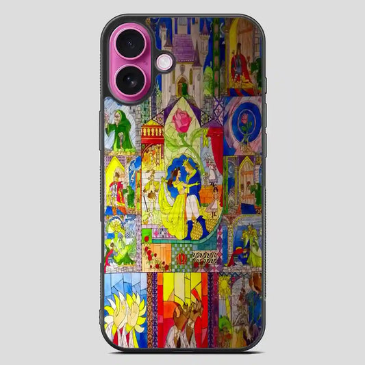 Beauty And The Beast Collage iPhone 16 Plus Case