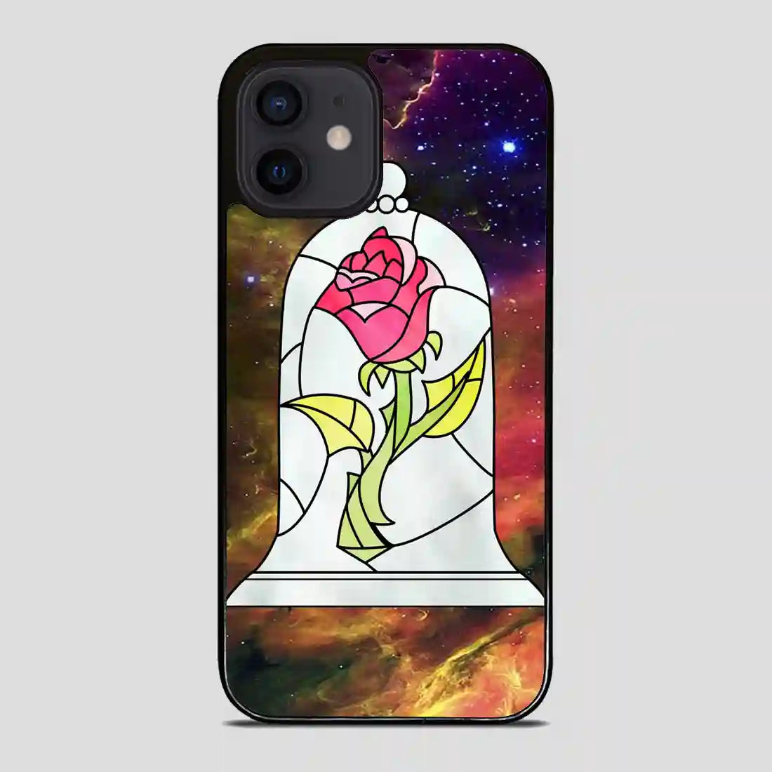 Beauty And The Beast Flower Galaxy iPhone 12 Mini Case