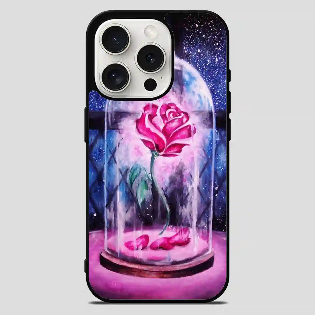 Beauty And The Beast Flower iPhone 15 Pro Max Case