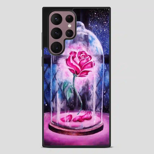 Beauty And The Beast Flower Samsung Galaxy S22 Ultra Case