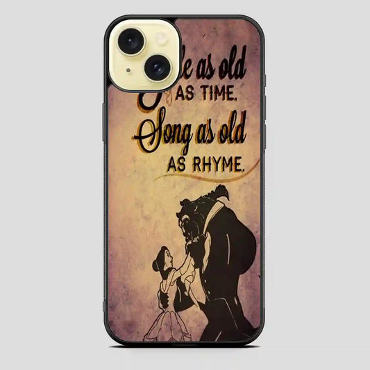 Beauty And The Beast Retro iPhone 15 Plus Case