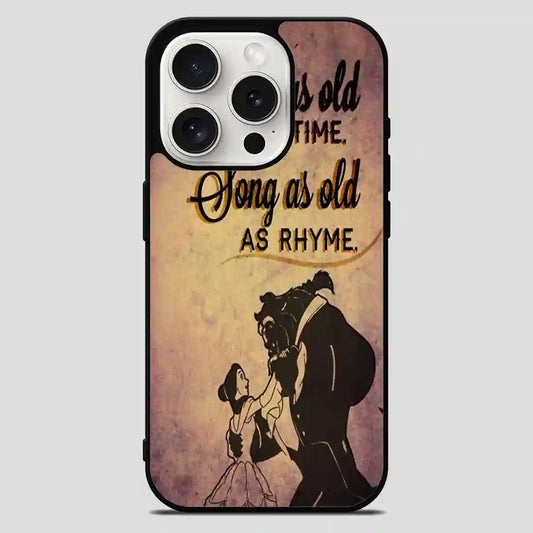 Beauty And The Beast Retro iPhone 15 Pro Max Case