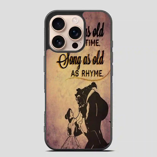 Beauty And The Beast Retro iPhone 16 Pro Case