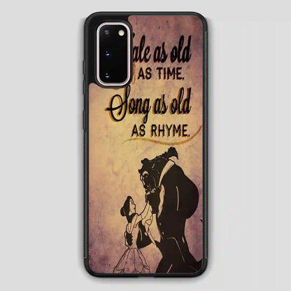 Beauty And The Beast Retro Samsung Galaxy S20 Case