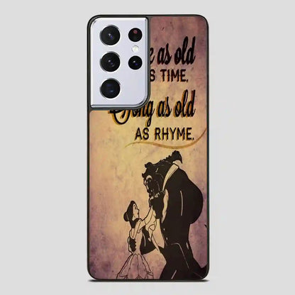 Beauty And The Beast Retro Samsung Galaxy S21 Ultra Case