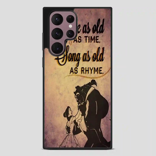 Beauty And The Beast Retro Samsung Galaxy S22 Ultra Case