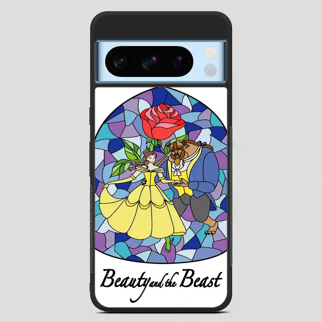 Beauty And The Beast Stayned Glass Google Pixel 8 Pro Case