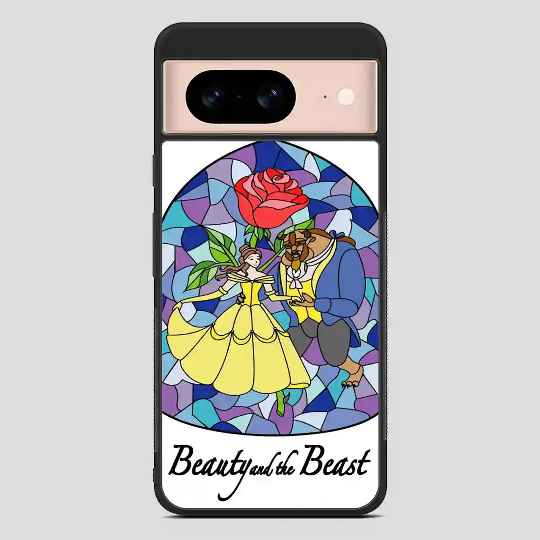 Beauty And The Beast Stayned Glass Google Pixel 8 Case