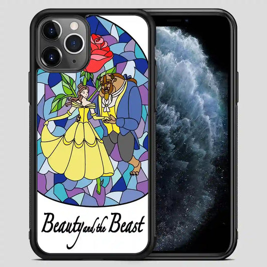 Beauty And The Beast Stayned Glass iPhone 11 Pro Max Case