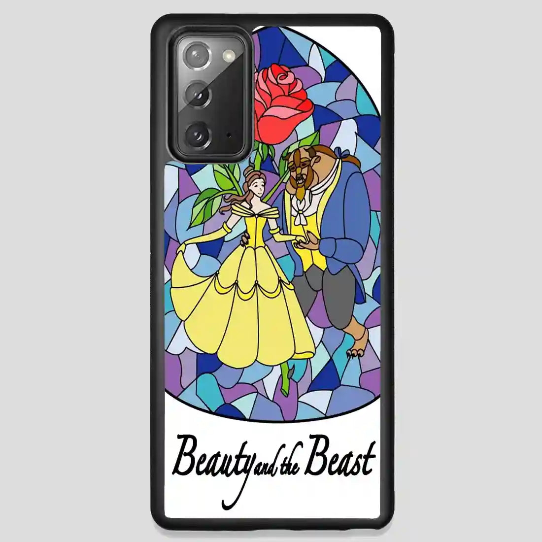 Beauty And The Beast Stayned Glass Samsung Galaxy Note 20 Case