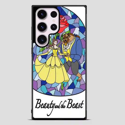 Beauty And The Beast Stayned Glass Samsung Galaxy S23 Ultra Case