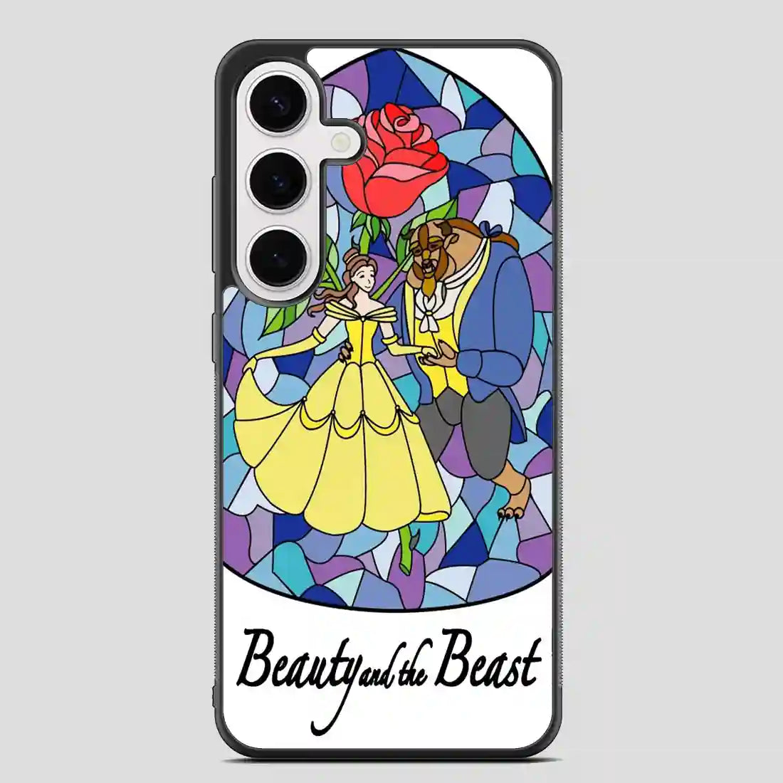 Beauty And The Beast Stayned Glass Samsung Galaxy S24 FE Case