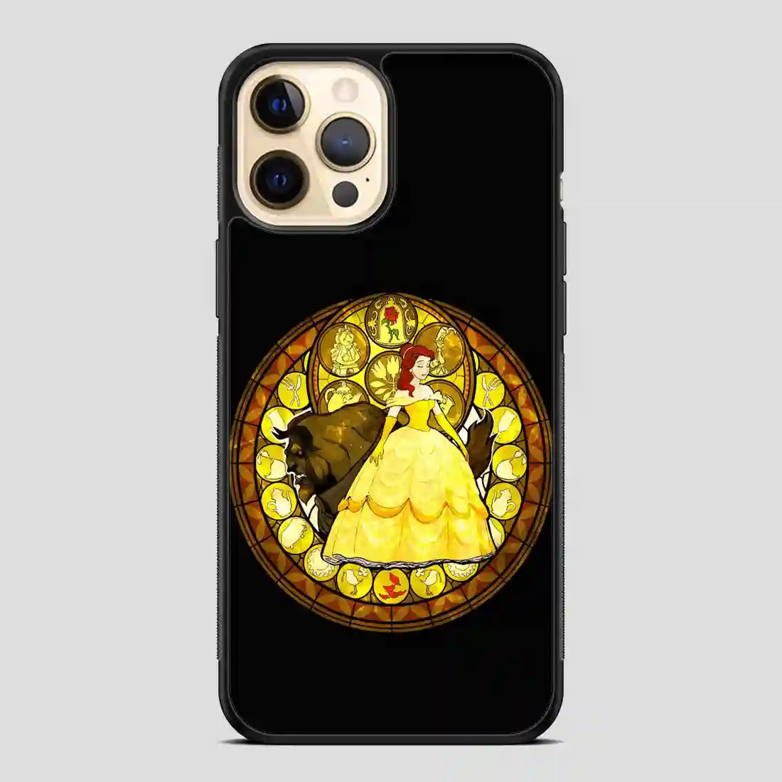 Belle Stained Glass Disney Princess iPhone 11 Pro Case