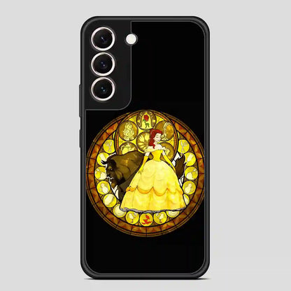 Belle Stained Glass Disney Princess Samsung Galaxy S22 Case