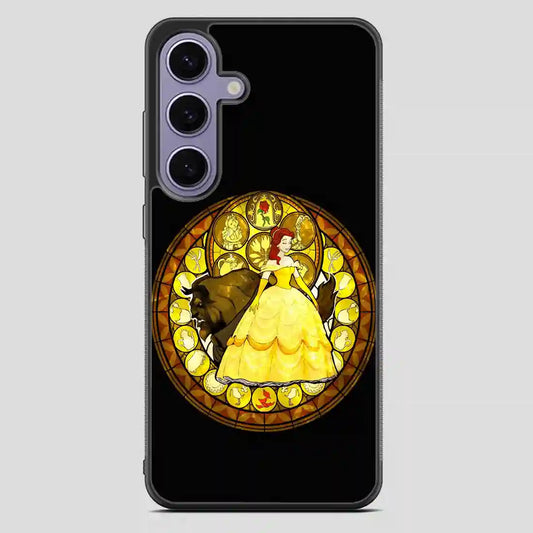 Belle Stained Glass Disney Princess Samsung Galaxy S23 FE Case