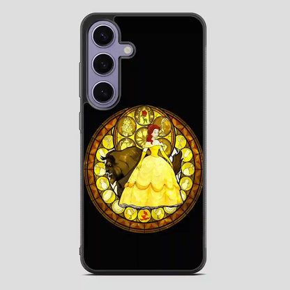 Belle Stained Glass Disney Princess Samsung Galaxy S24 Case