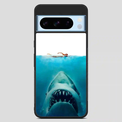 Big White Shark Swim In Sea Google Pixel 8 Pro Case